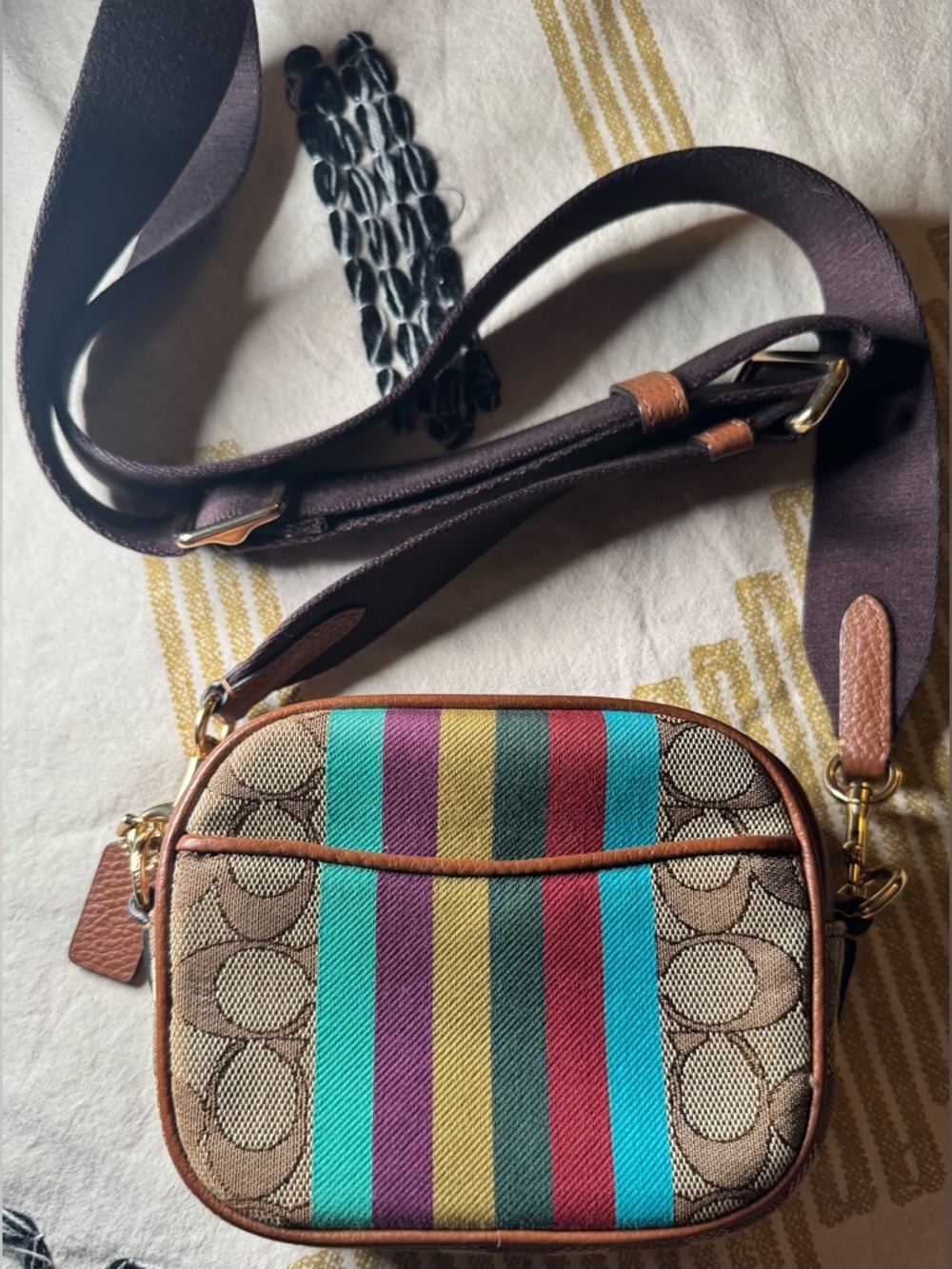 Coach Multi-Stripe Signature Crossbody - Picture 3 of 5